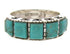 Turquoise Southwest Sterling Silver Jewelry Ring Size 7-1/4 MW64048